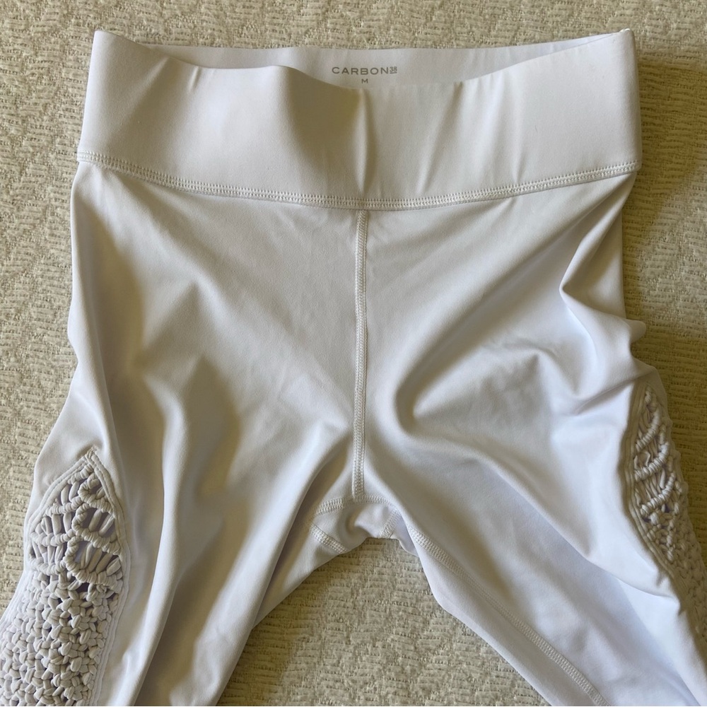 Carbon38 Sayang Tanjung Macrame White Leggings - Picture 5 of 10